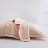 Un par de fundas de almohada de algodón puro cepillado para otoño e invierno, fundas de almohada de algodón para adultos 48x74, funda para almohada grande 50x80