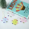 Decoración Navideña Colgantes Transparentes de Copo de Nieve Adornos Coloridos para Árbol de Navidad Suministros para Decoración de Escena de Fiesta Festiva