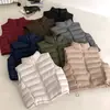 Colete leve M-5XL, colete puffer versátil estilo curto coreano para mulheres, peça externa sem mangas plus size para outono e inverno