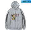 Ropa de otoño e invierno de comercio exterior Aventura de JoJo's estampado alrededor chalecos con capucha holgados chaquetas casuales de moda para hombres y mujeres