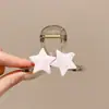 Artefacto Fijador de Cola de Caballo Alta Versátil de Temperamento Pinza de Garra Tamaño Mediano para Mujeres Pinza de Pelo Simple de Gama Alta Parte Posterior de la Cabeza Pinza de Tiburón