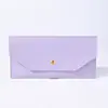 Carteira Porta-Cartões Simples Unissex Clutch Longo Porta-Moedas Portátil Carteira para Óculos e Notas