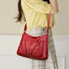 Bolsa tote simples retrô para mulheres no atacado, nova bolsa de ombro de grande capacidade para mães, bolsa transversal moderna para pessoas de meia-idade e idosos