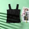 Camisola de Encaje de Seda Hermosa Espalda Top Tubo Ropa Interior Sin Aros de Acero Ultradelgada Sin Almohadilla en el Pecho Seda de Morera Sujetador de Verano