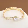 Pulsera Clásica Nueva de Moda Cruzada con Circonita Atmósfera Exquisita Versátil Pulsera para Mujer Venta Directa de Fábrica