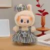 Conjunto de Roupas para Boneca de Pelúcia Roupas de Boneca de Algodão Boneca de Desenho Animado Brinquedo Roupa de Boneca Labubu Boneca Chorando Conjunto Kt Roupas