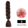 Peluca africana de trenza grande, trenza sucia colorida, cuerda de pelo degradado, fibra química, trenza grande, reggae, hip hop, trenza sucia, trenza de pelo