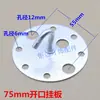 Lâmpadas Iluminação Placa de Pendurar Lustre de Cristal Anel Grande Gancho Fechado Gancho Redondo Tira Traseira Corrente de Pendurar Acessórios Lâmpada Sino