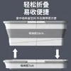 Cubo Rectangular Plano Plegable para Mopa para Uso Doméstico, Cubo para Lavar Mopa, Cubo Exprimidor de Agua, Cubo Individual para Lavado de Autos, Cubeta para Mopa