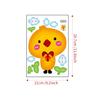 Pegatina Decorativa para Inodoro Serie M1 Tigre Cerdo Lindo Dibujo Animado Pegatina de Pared Impermeable