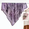 Pañuelo cuadrado de terciopelo de doble cara, dos tonos, estampado de leopardo, de alta gama, vintage de los 90, chal cálido para mujer, pañuelo de cuello de lujo ligero