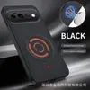 Adequado para Google Pixel 11 Pro XL, 10A, com uma capa de celular texturizada em couro; também compatível com Google 9 Pro, 8 e 7, apresentando uma capa magnética de tecido tecnológico