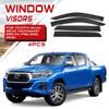 Viseras de Ventana Cejas de Lluvia para Ventana Hilux Revo Vigo