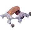 Lanzapiedras 304 acero inoxidable Mariscal Tianpeng tirachinas de cuero plano presión rápida madera maciza cuerno de rinoceronte yabei incienso tirachinas de madera fabricante
