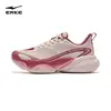 Boboban 4 Sapatos Femininos Hongxing Erke Novos Tênis Esportivos Tênis de Corrida Leves com Solado Macio Tênis de Corrida Femininos com Solado Espesso que Aumentam a Altura
