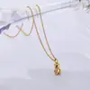 Pendente de Urso Celebridade da Internet de Henna Moda Europeia e Americana Estilo Ins Colar Personalizado Versátil para Mulheres Corrente de Clavícula Transfronteiriça Tendência Venda Direta