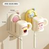 Ventosa Portacepillos Vaso Almacenamiento Estante Vaso Enjuague Bucal Montado en Pared Almacenamiento Cepillo de Dientes Eléctrico Hogar Baño Colgador de Vaso para Dientes