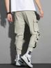 Pantalones de grúa con pies atados, pantalones de moda para hombre, pantalones Haren funcionales sueltos de nueve puntos con súper fuego, pantalones casuales para jóvenes