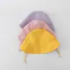 Sombrero de Sol para Bebé Coreano, Doble Cara, Algodón Puro, Ala Ancha, Sombrero de Sol para Otoño y Verano para Niños y Niñas, Gorro que Cubre la Cabeza