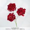 3 Flores de Hortensia Nieve Artificial, Flores Falsas, Flores Hechas a Mano para Bodas, Flores de Seda para Decoración de Escenas de Boda y Arreglos de Piso