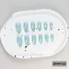 24 PIEZAS Colección de Arte para Uñas Bestseller Transfronterizo Navidad Halloween Flor Uñas Portátiles Ojo de Gato Halloween Piezas de Uñas Portátiles