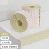 Pegatina de pared con tira anticolisión, protector de borde para mesita de noche, protector de esquina de espuma para alféizar de ventana, almohadilla protectora de esponja para pared, acolchado suave masticable para cuna de bebé