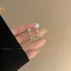 Brincos de esmalte azul simples, pequenos, frescos, em formato de estrela-do-mar com óleo, moda, requintados, versáteis, novos para o verão, brincos com pino de prata