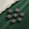 Accesorios Colgantes para Teléfono Móvil de Ocho Vías Flor de Ciruelo Incrustada con Diamantes Aleación Accesorios para Joyería DIY Cadena para Teléfono Móvil Material DIY Accesorios para Joyería