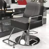Nuevo Modelo de Silla de Peluquería Reclinable para Corte de Cabello y Afeitado, Asiento Engrosado, Giratoria y de Altura Ajustable, Acero Inoxidable, para Peluquería y Tintes