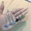 Cisne Negro Simple y Versátil Nuevo Estilo Coreano Collar Colgante para Mujer Cadena para Clavícula de Pato Degradado Esponjoso Venta al por Mayor