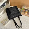Mochila Azul Hielo tipo Niebla con Purpurina Fina Llena de Estrellas Estampado en Caliente Estilo Japonés Coreano Mochila para Sesión de Estudio Soñadora para Chicas de Secundaria Lección Complementaria