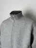 Estilo de Diseño Otoño e Invierno Unisex Manga Larga Cuello Alto Simple Versátil Cierre de Cremallera Chaqueta Sudadera Top de Moda