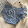 Roupa interior micro-transparente feminina sexy respirável confortável laço macio sem costura cuecas de renda fresca