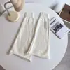Meias de Tricô Quentes Novas para Outono e Inverno com Punho Flare, Meias para Panturrilha de Cor Sólida, Aquecedores de Pernas Estilo Y2K Atacado