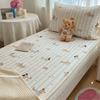 Dormitorio Estudiantil Clase A Juego de Tres Piezas de Cubrecama de Algodón Puro de Doble Cara Sábanas de Algodón Estilo Ins Tatami para Cama Colchón Universal para las Cuatro Estaciones