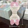 100-200 grande elástico cabelo anel dobrável cartão cabeça corda embalagem papelão diy cabelo corda colar tag cartão