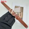 Cinturón de Marca Grande de 2CM Nuevo de Alta Gama con Letras Estilo Sencillo Moda Combinable Cinturón Delgado para Mujer