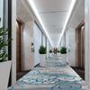 Alfombra Estampada para Pasillo de Hotel, Corredor, Escaleras, Salón de Banquetes, Salón de Belleza, Retardante de Llama, Alfombra de Piso Completo, Instalación Puerta a Puerta