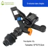 Irrigação Hidratante Aspersor Rotativo 360 Graus Aspersor de Irrigação Agrícola Aspersor Oscilante com Bico Duplo de 4 Pontos Aspersor 5022