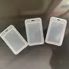 Conjunto de Cartões Plásticos Transparentes Frente e Verso Permissão de Trabalho Cordão para Pendurar Cartão de Peito Conjunto de Cartões do Fabricante Cartão de Funcionário Cartão para Pendurar Conjunto de Cartões de Refeição de Estudante