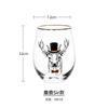 Verde Clásico en Phnom Penh Vaso de Vidrio Transparente para el Hogar Vaso de Agua de Dibujos Animados con Pajita Vaso de Gran Barriga Vaso para Jugo Vaso para Beber