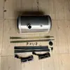El Camión Tianlong J6 Auman Shaanxi Automobile Está Equipado con un Tanque de Combustible de Aleación de Aluminio y un Tanque de Combustible para Calentador de Estacionamiento Diésel