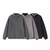 Yidao Vintage Otoño 2026 Nueva Colección: Suéter cárdigan de punto abierto estilo japonés, estética de "dinero viejo", con cuello alto, para hombre, que irradia una sensación sofisticada y de alta gama.