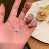 Pulseira de Casal de Cristal e Pérola de Luxo Leve de Alta Qualidade Feminina Nicho Exquisita Nova Moda 2025 Pulseira para Namorada