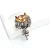 Estilo Japonés y Coreano Ins Personalizados Moda Retro Redondos Zirconia Pendientes Nicho Alta Gama Unisex Pendientes Pendientes