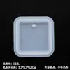 Molde de Pingente Molde de Etiqueta Osso de Cachorro Material para Artesanato DIY Cristal Epóxi com Furo Etiqueta para Pendurar Chaveiro Silicone