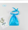 Bolsa de Tela de Satén de Seda Simulada Sedas y Satines Seda Artificial Lisa Bolsa Pequeña de Tela Cierre de Cordón Bolsillo con Solapa Bolsa de Embalaje para Pantalones