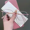 Óculos de leitura elegantes de alta qualidade, estilo retrô novo, que reduzem a idade, atacado de alta qualidade, óculos de moda feminina anti-luz azul, para emagrecer, para idosos