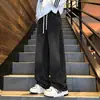 Jeans de Estilo High Street Tendencia Americana para Hombres y Mujeres Corte Desestructurado Holgado Adelgazante Euro Simple Retro Casual Pantalones Largos