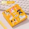Cuaderno Pequeño Cuadrado Portátil de Bolsillo Mini Cuaderno Pequeño de Alto Valor Dibujo Animado Lindo Diario